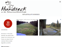 Tablet Screenshot of hundseck.de